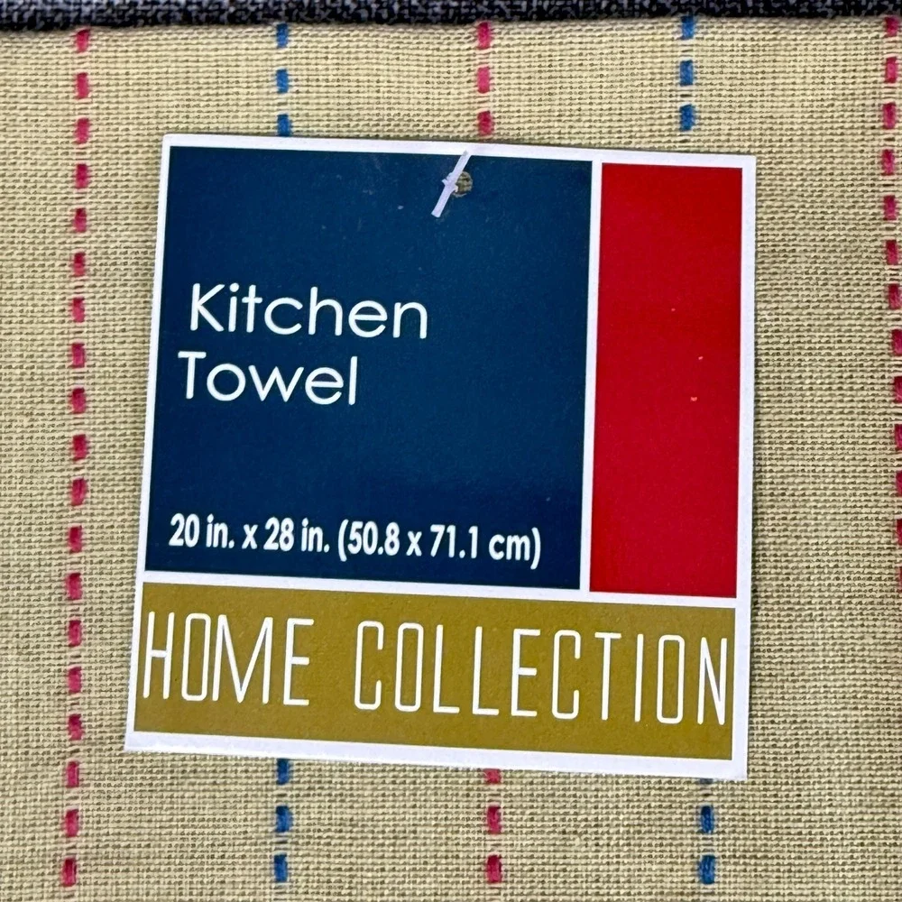 Mixed Lot 4 Kitchen Towels HomeTrends Home Collection Tradewind Bay Cotton NWT